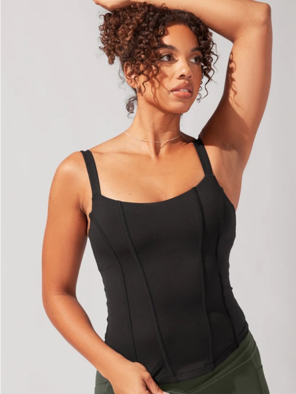 Popflex Corset Cami Black SZ XS Women’s Shirt Top/Tank NWT